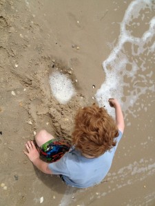 A day at the beach on the Delaware Bay